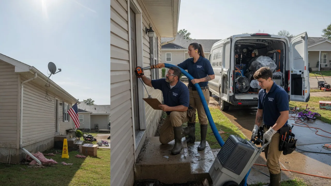 Ceiling Water Damage Restoration in Doswell, VA near me